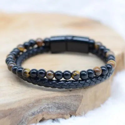 Bracelets pour homme - Perles et pierre naturelles