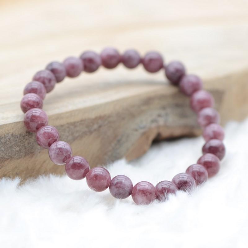 Bracelet "Éveil" en Lépidolite - lespierresdubienetre