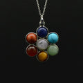 Pendentif "Bouquet de fleurs" 7 chakras