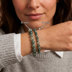 Bracelet "Courage" en Agate Mousse