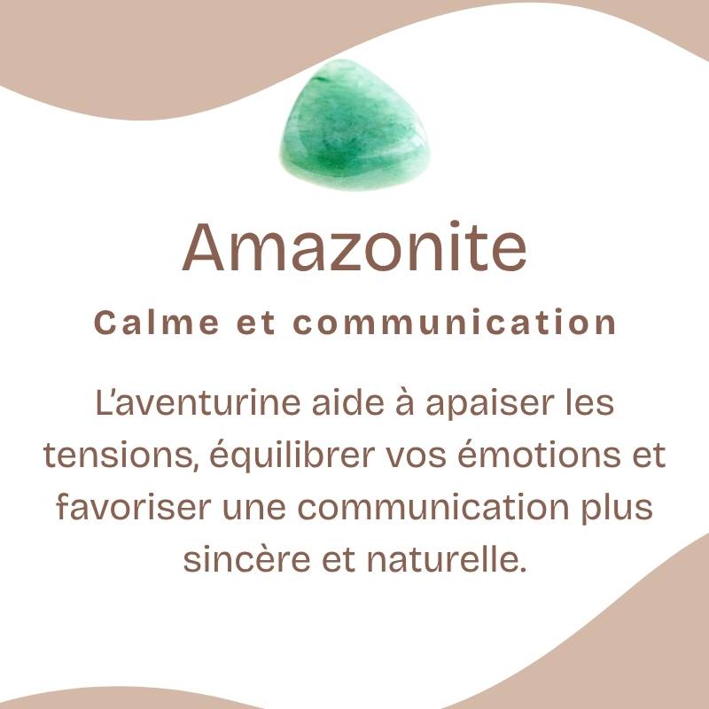 Bracelet "Apaisement" en Amazonite & Argent 925- Pièce de Bijouterie -