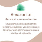 Bracelet "Apaisement" en Amazonite & Argent 925- Pièce de Bijouterie -