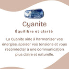 Bracelet "Accord" en Cyanite Bleue Roulé
