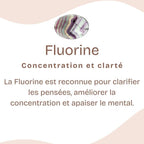 Bracelet "Concentration" en Fluorine Facette