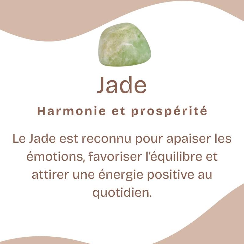 Pendentif "Sérénité" en Jade Goutte