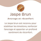 Bracelet Boho "Perle de Soulagement" en Jaspe