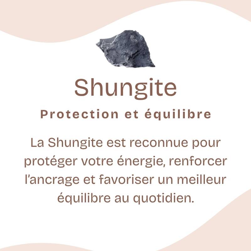 Pendentif "Barrière" Roulé en Shungite