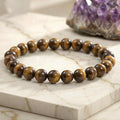 Bracelet "Confiance" en Oeil-de-Tigre