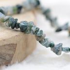 Bracelet "Courage" en Agate Mousse Chip - lespierresdubienetre