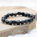 Bracelet roulé "Absorption" en Tourmaline Noire