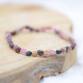 Bracelet roulé "Renfort" en Tourmaline Multicolore