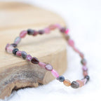 Bracelet roulé "Renfort" en Tourmaline Multicolore - lespierresdubienetre